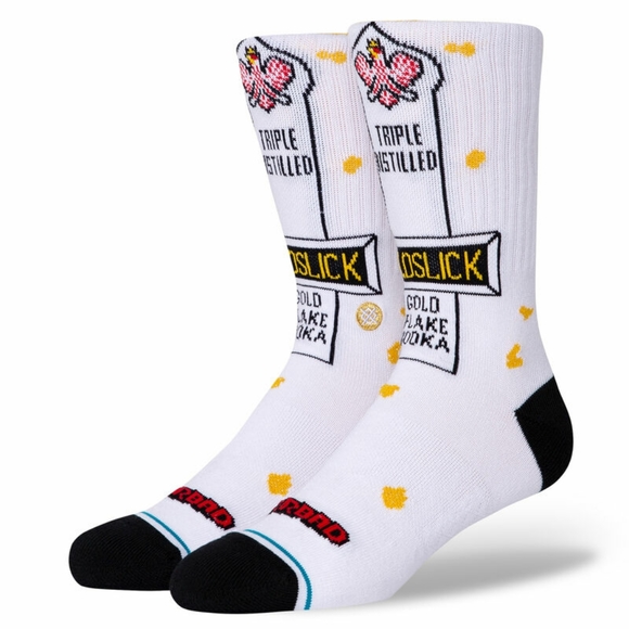 *STANCE x SUPERBAD LIFE  "Goldslick" Crew Socks SZ L Large (9-13) - Picture 1 of 1